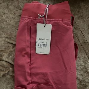 Mandala High Waisted Scrub Joggers Jaipur Pink - XS / Regular